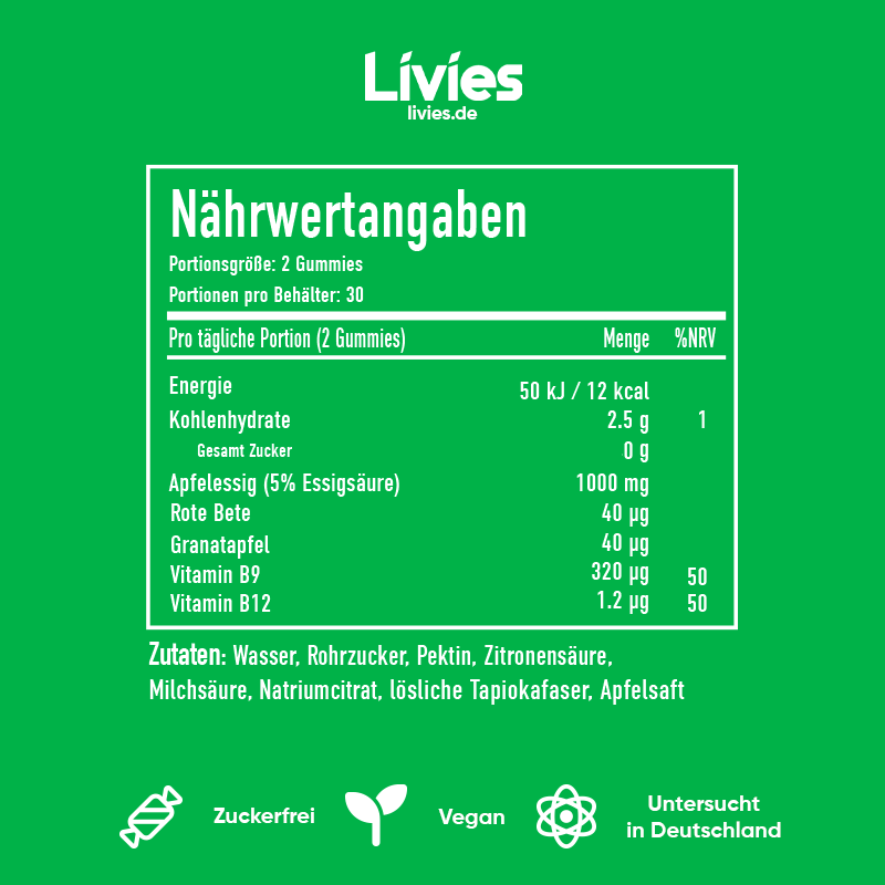 Livies Apple Cider Vinegar Gummybears