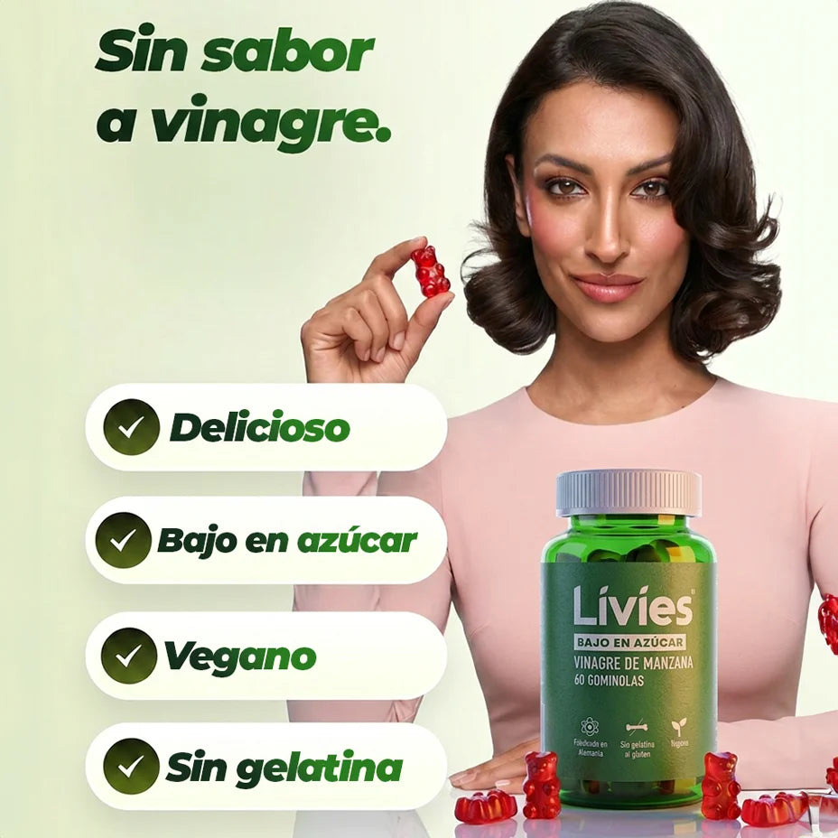 Livies Gominolas de vinagre de manzana